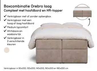 Boxcombinatie Orebro laag