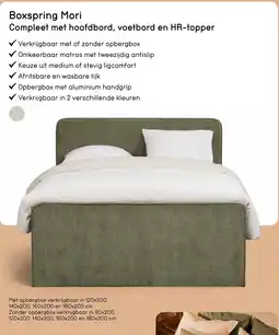 Leen Bakker Boxspring Mori aanbieding