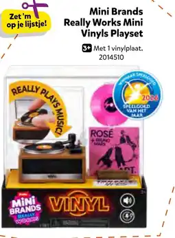 Intertoys Mini Brands Really Works Mini Vinyls Playset aanbieding