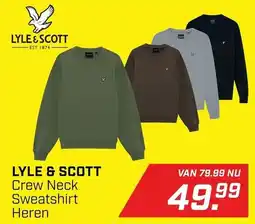 Daka Sport Lyle & Scott Crew Neck Sweatshirt Heren aanbieding