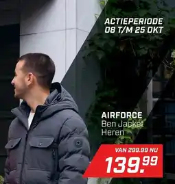 Daka Sport Airforce Ben Jacket Heren aanbieding