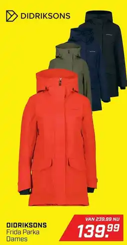 Daka Sport Didriksons Frida Parka Dames aanbieding