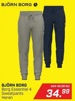 Daka Sport Björn Borg Borg Essential 4 Sweatpants Heren aanbieding