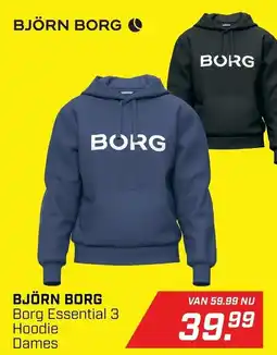 Daka Sport Björn Borg Borg Essential 3 Hoodie Dames aanbieding