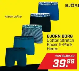 Daka Sport Björn Borg Cotton Stretch Boxer 5-Pack aanbieding