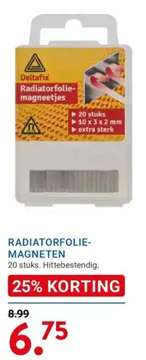 Kluswijs Deltafix radiatorfolie-magneetjes aanbieding