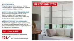 Kluswijs Rol gordijnen aanbieding