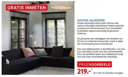 Kluswijs Houten jaloezieën aanbieding