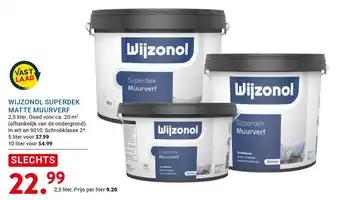 Wijzonol superdek muurverf