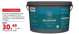 Kluswijs kluswijs muurverf mat aanbieding