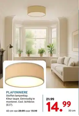 Kluswijs PLAFONNIERE aanbieding