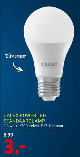 Kluswijs Calex power led standaardlamp aanbieding