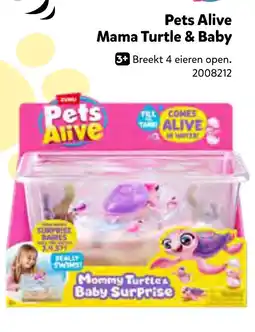 Intertoys Zuru Pets Alive Mommy Turtle & Baby Surprise aanbieding