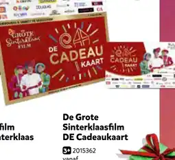 Intertoys De Grote Sinterklaasfilm DE Cadeaukaart aanbieding