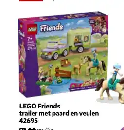 Intertoys Lego friends trailer met paard en veulen 42695 aanbieding