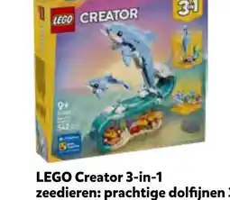 Intertoys LEGO Creator 3-in-1 zeedieren: prachtige dolfijnen 31385 aanbieding