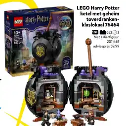 Intertoys Lego harry potter ketel met geheim toverdranken-klaslokaal 76464 aanbieding