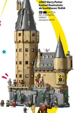 Intertoys LEGO Harry Potter kasteel Zweinstein: de hoofdtoren 76454 aanbieding
