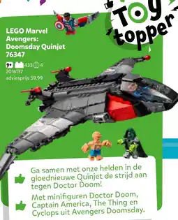 Intertoys Lego marvel avengers: Doomsday quinjet 76347 aanbieding