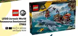 Intertoys Lego jurassic world mosasaurus bootaanval 77983 aanbieding