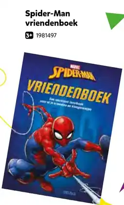 Intertoys Marvel spiderman vriendenboek aanbieding