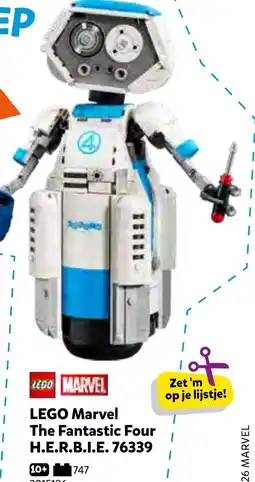 Intertoys Lego marvel the fantastic four h.e.r.b.i.e. 76339 aanbieding