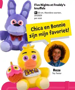 Intertoys Five Nights at Freddy's knuffels aanbieding