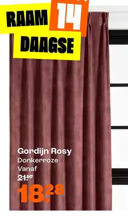 Kwantum Gordijn Rosy aanbieding