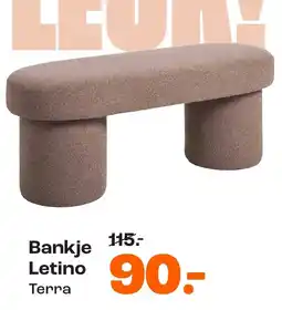 Kwantum Bankje Letino aanbieding