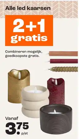 Kwantum Alle led kaarsen aanbieding