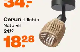 Kwantum Cerun 1-lichts Naturel aanbieding