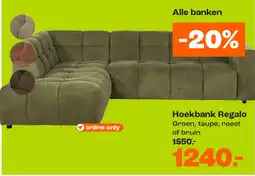 Kwantum Hoekbank Regalo aanbieding