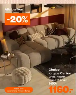 Kwantum Chaise longue Carino aanbieding