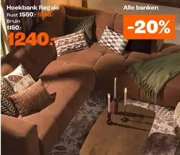 Kwantum Hoekbank Regalo aanbieding
