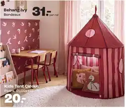 Kwantum Kids Tent Circus aanbieding