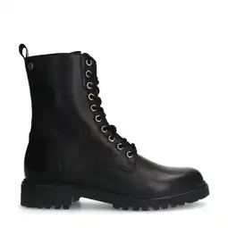 Wehkamp No Stress leren veterboots zwart aanbieding