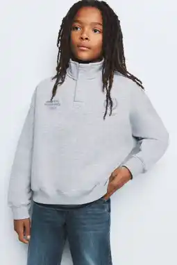 Wehkamp Mango Kids sweater met backprint - grijs aanbieding