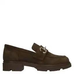 Wehkamp Manfield chunky suède loafers bruin aanbieding