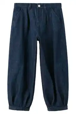 Wehkamp Mango Kids ballon barrel jeans - mediumblauw aanbieding