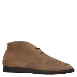 Wehkamp Manfield suède veterboots - taupe aanbieding