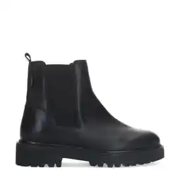 Wehkamp Manfield leren enkelboots zwart aanbieding