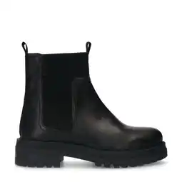 Wehkamp Manfield leren chelsea boots zwart aanbieding