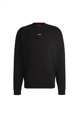 Wehkamp HUGO relaxed fit sweater - zwart aanbieding