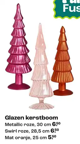 Kwantum Fus Glazen kerstboom aanbieding