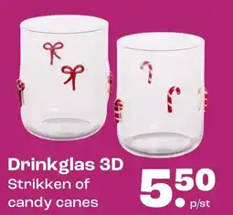 Kwantum Drinkglas 3D aanbieding