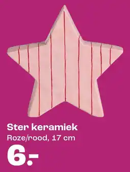 Kwantum Ster keramiek aanbieding