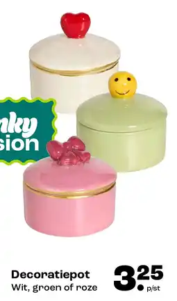 Kwantum Funky Vision Decoratiepot aanbieding