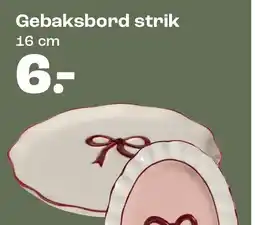 Kwantum Gebaksbord strik aanbieding