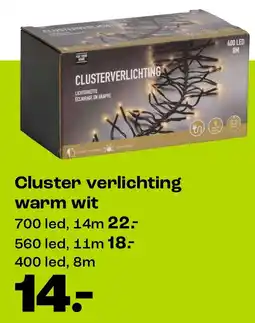 Kwantum Cluster verlichting warm wit aanbieding