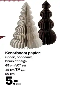 Kwantum Kerstboom papier aanbieding